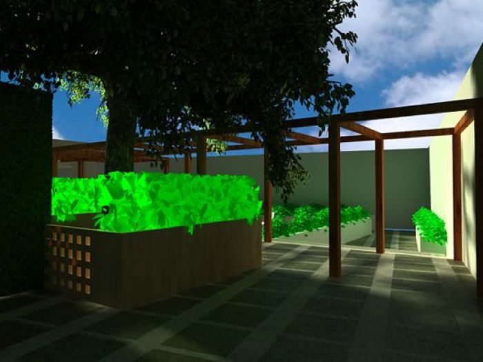 Archisio - Archihouse - Progetto Progetto giardino spazio condominiale a roma