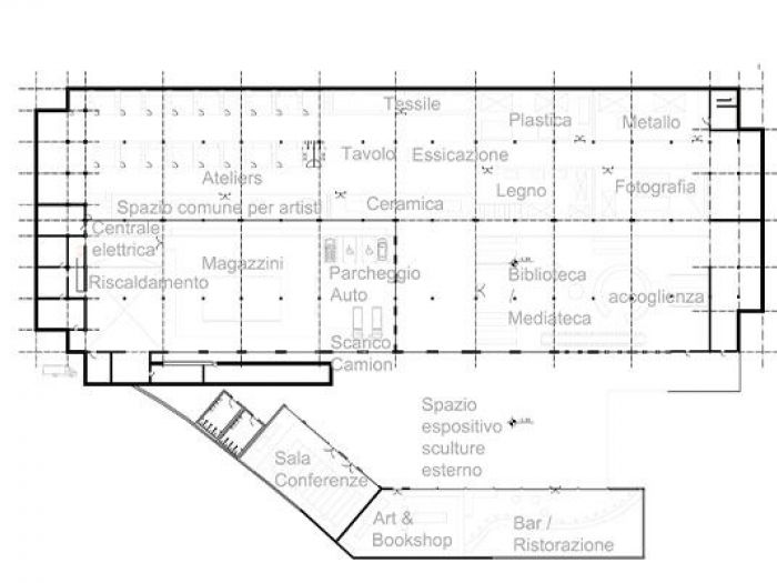 Archisio - Sartogo Architetti Associati - Progetto Contemporary art hangar