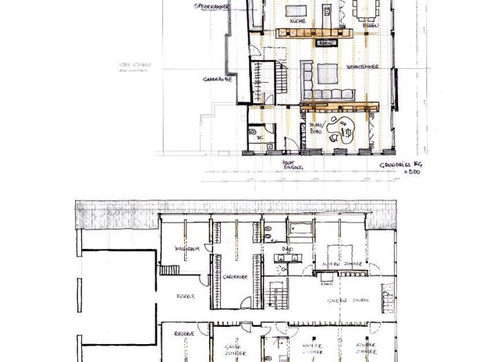 Archisio - Sergio Pascolo - Progetto Hamburgrefurbishment an ancient farmhouse