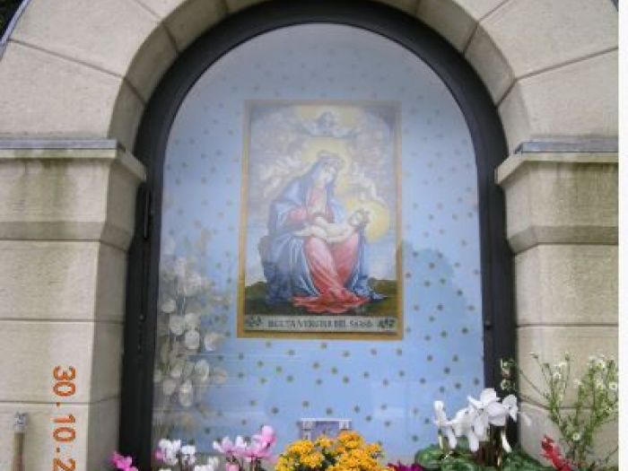 Archisio - Romano Osti - Progetto Costruzione di edicola religiosa contenente limmagine della beata vergine del sasso