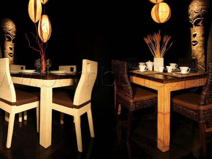 Archisio - Bambu Design - Progetto Tavoli basi tavolo sedie poltroncine