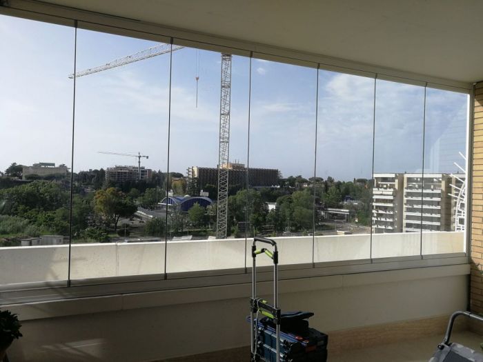 Archisio - Italservtech Infissi - Progetto Vetrate panoramiche roma-aurelia