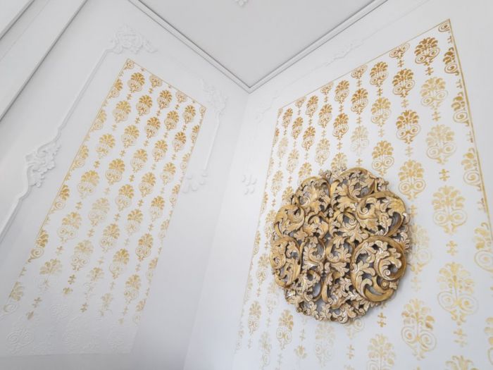 Archisio - Annalisa Alluto - Progetto Intervento di decorazione polimaterica su parete