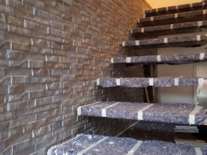 Archisio - Stil Pitture Di Gorgoglione Salvatore - Progetto Rivestimento parete scala in pietra