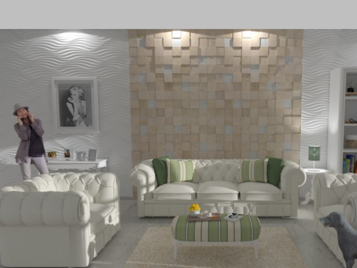 Archisio - Tecnocad Service - Progetto Rendering trattamento pareti