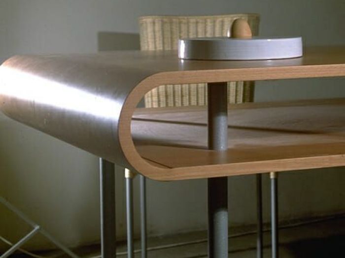 Archisio - Leolab - Progetto Tavolo cav e sedia cestino