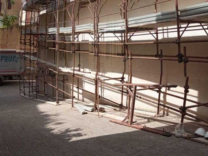 Archisio - Fontana Giovanni Ponteggi - Progetto Montaggio ponteggio telai-tubi e giunti