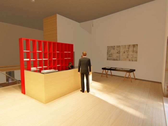 Archisio - Andrea Sorci Natural Living - Progetto Ipotesi progetto di ripristino di un capannone a borghetto flaminio rm per la sede museale della fondazione