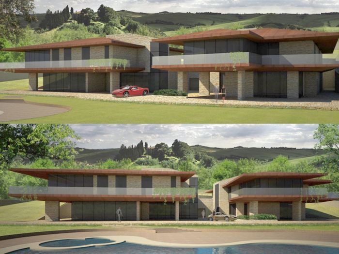 Archisio - Glagabriele Lottici Architetto - Progetto 2 ville sulle colline