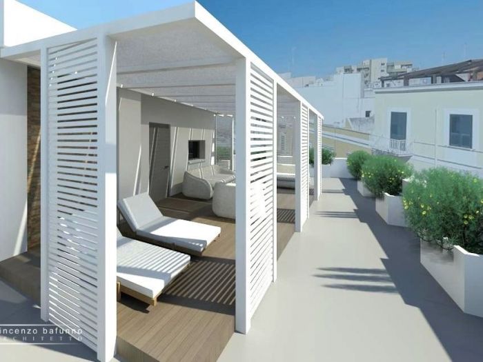 Archisio - Vincenzo Bafunno - Progetto Pergolato architettonico