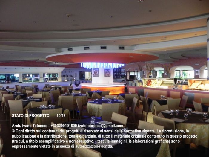 Archisio - Ivano Tolomeo - Progetto Isola buffet hotelresort rocca nettuno