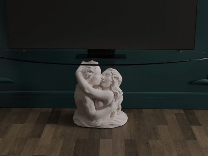 Archisio - Dablec Di Tiziano Moletta - Progetto Porta televisore moderno ruby