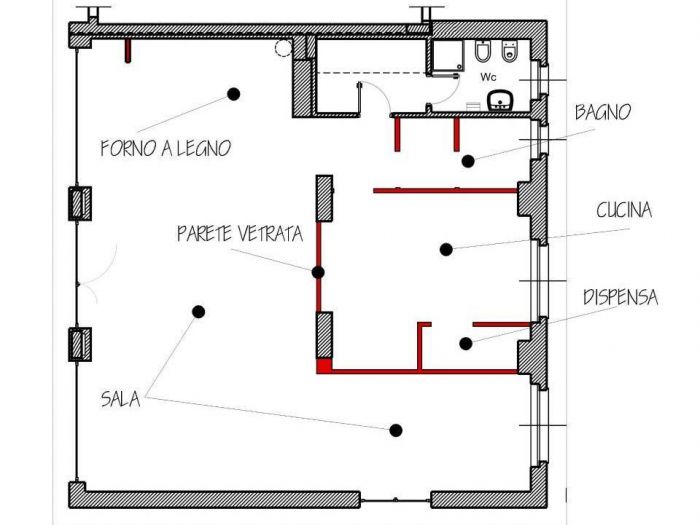 Archisio - Francesca Morano - Progetto Locale commerciale - progetto 3