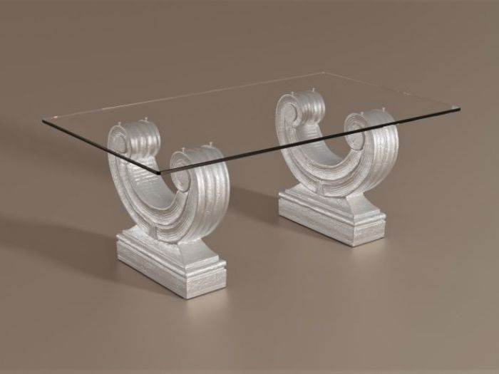 Archisio - Dablec Di Tiziano Moletta - Progetto Tavolino da salotto classico arpa