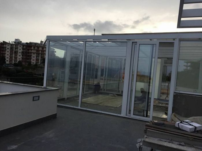 Archisio - Tortoglass - Progetto Vetrine sportelli cucine vetrate