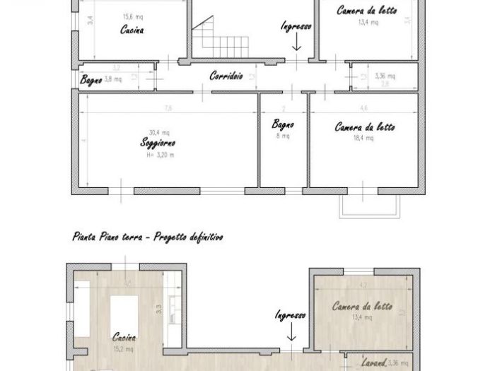Archisio - Angela Scibetta - Progetto Progetto di ristrutturazione di un appartamento per una coppia di sposi