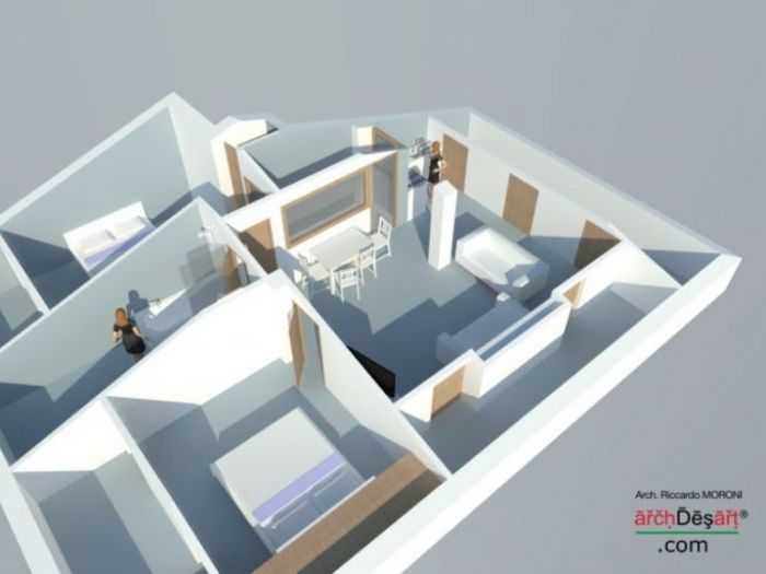 Archisio - Riccardo Moroni - Progetto Mansarda