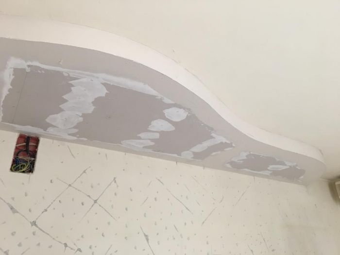 Archisio - Cartongesso Design - Progetto Veletta in cartongesso a onde