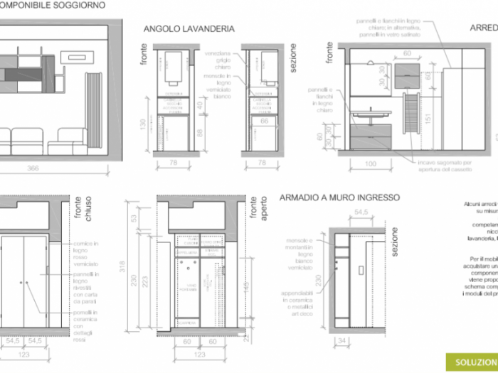 Archisio - Amodo - Progetto 35 mq su misura