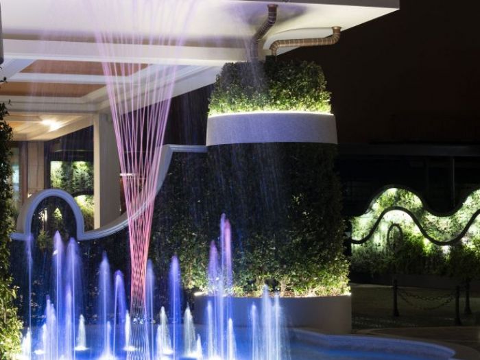 Archisio - Forme Dacqua - Progetto Fontana danzante musicale - grand hotel dino baveno