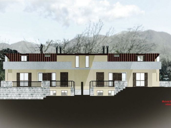 Archisio - Michele Mele - Progetto Una villetta ed una bifamiliare in stile moderno