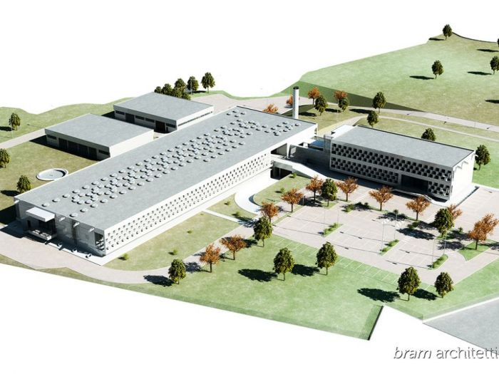 Archisio - Matteo Amela - Progetto Marxer labprogetto per ristrutturazione fabbricato industriale