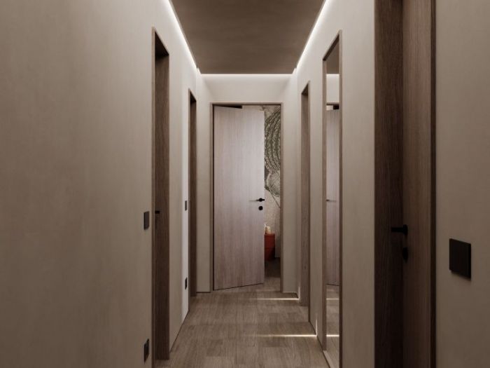 Archisio - Doppiozero Interior - Progetto Casa ap - minimalismo e sartorialit nel cuore di modena