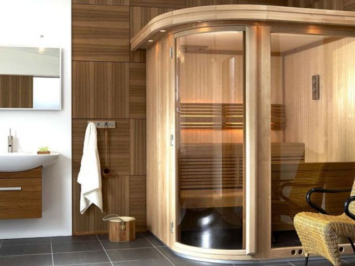 Archisio - Palbo Piscine - Progetto Sauna in legno