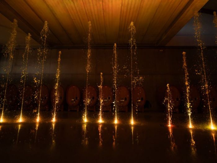 Archisio - Forme Dacqua - Progetto Fontana dinamica a pavimento cantina la piemontina