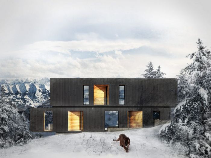 Archisio - Bicuadro - Progetto Ski lodge powder mountain lot 27 eden utah