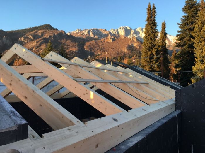 Archisio - Bclegno - Progetto Ville bifamilari struttura a telaio legno lamellare cert Fsc e pefc