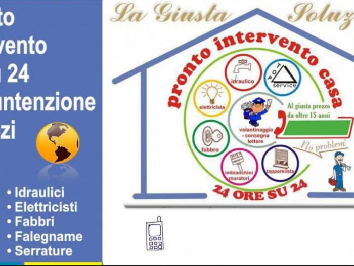 Archisio - Pronto Intervento 24 Su 24 Top Service Di Pace Antonio - Progetto Assistenza 24 ore su 24 pronto intervento sos casa