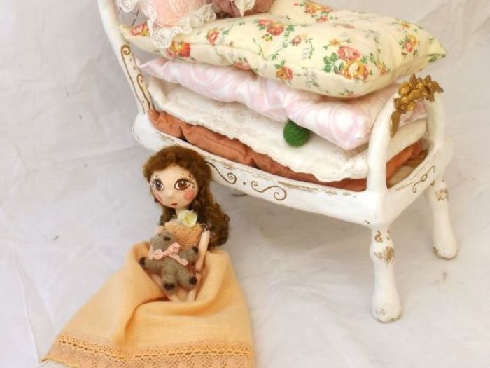 Archisio - Pupillae Art Dolls - Progetto Paper clay dolls la principessa sul pisello