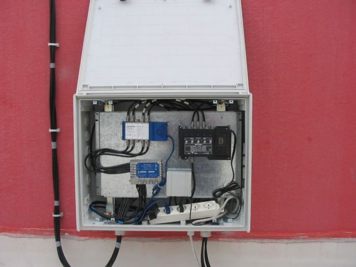 Archisio - Modernaluce Impianti Elettrici - Progetto 2010 lissone centro commerciale antenna tv