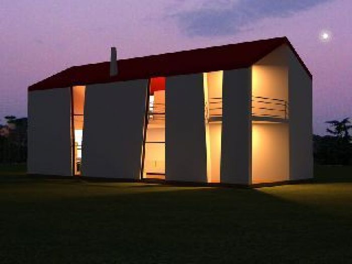 Archisio - Enzoferrara Architetti - Progetto Case prefabbricate rio de pusteria