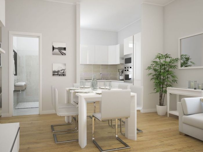 Archisio - Mc Rendering Solution - Progetto due camera da lettoe due zone giorno