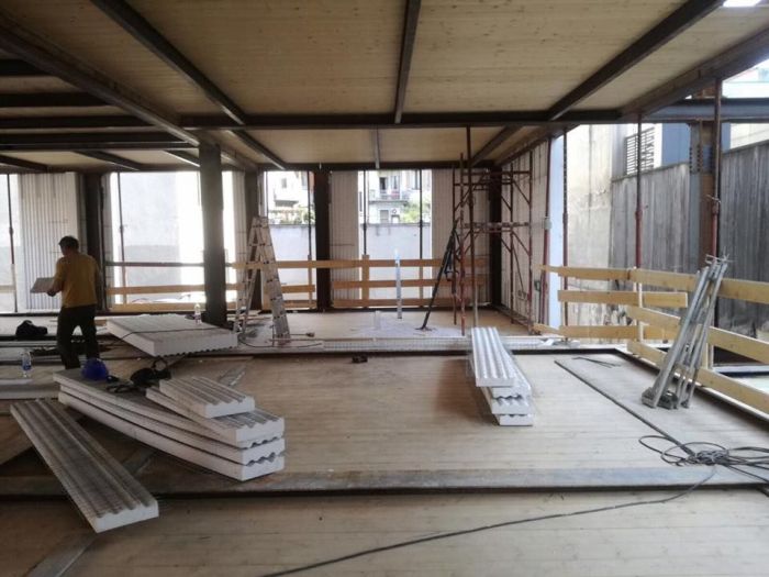 Archisio - Lamuraingegneria Cantiere - Progetto Residenza a parco solari milano