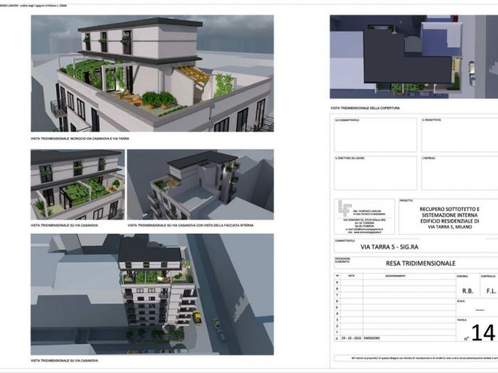 Archisio - Studio Ingegneria Architettura Lamura - Progetto Via tarra 5 milano