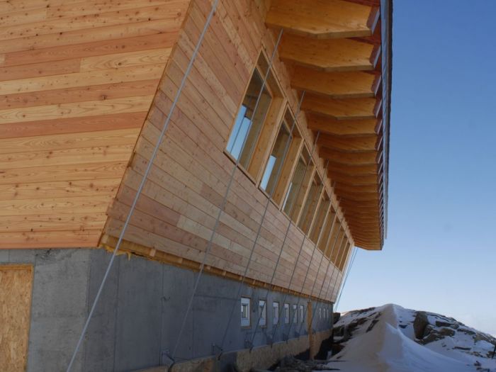 Archisio - Enrica Quattrocchio - Progetto Un rifugio di alta montagnaAmpliamento del rifugio citt di mantova - gressoney-la-trinit