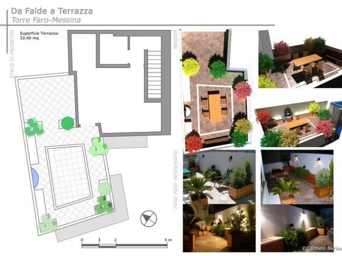 Archisio - Carmelo Barbera - Progetto Esterni terrazza ba
