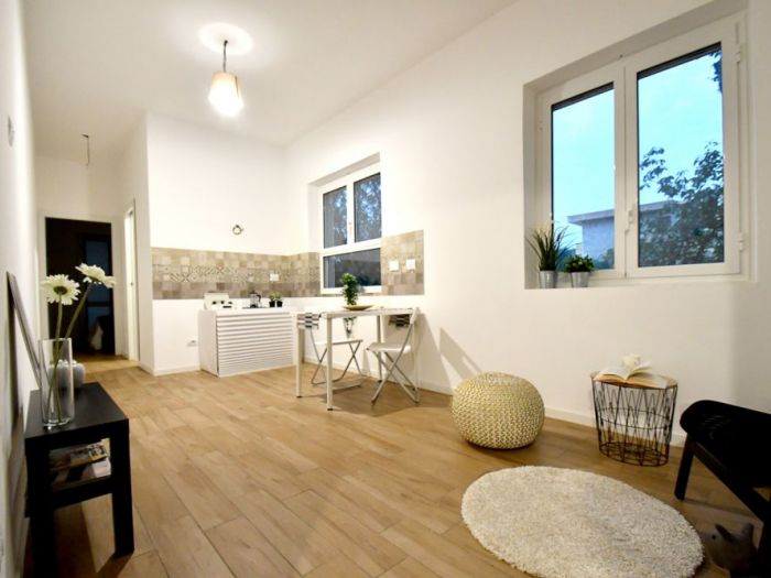 Archisio - Donatella Di Antonio - Progetto Allestimento interno per un bilocale