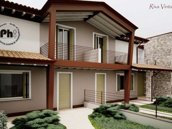 Archisio - Studio Di Progettazione Ph09 - Progetto Quadrifamiliare riva 2