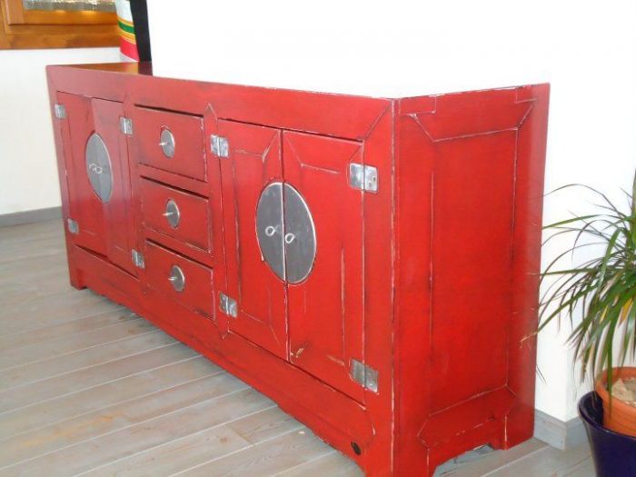 Archisio - Falegnameria Sardano Demurtas - Progetto Riproduzione antica credenza cinese