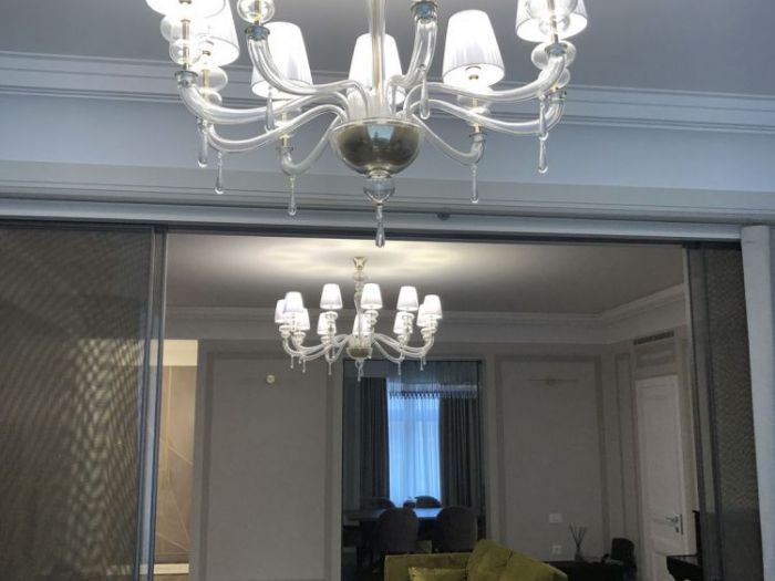 Archisio - Multiforme Lighting - Progetto Design chandeliers for kitchen and living room in a flat in moscow