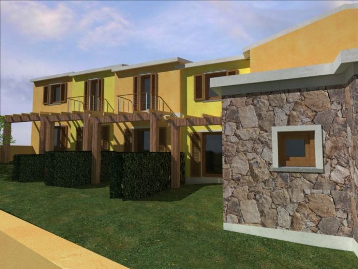 Archisio - Achenza Costruzioni - Progetto Complesso residenziale borgo lu razoni