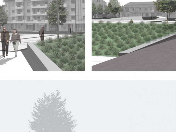 Archisio - Studio Di Architettura Iattoni - Progetto Concorso di idee per la riqualificazione di piazza del grano comune di bussolengo