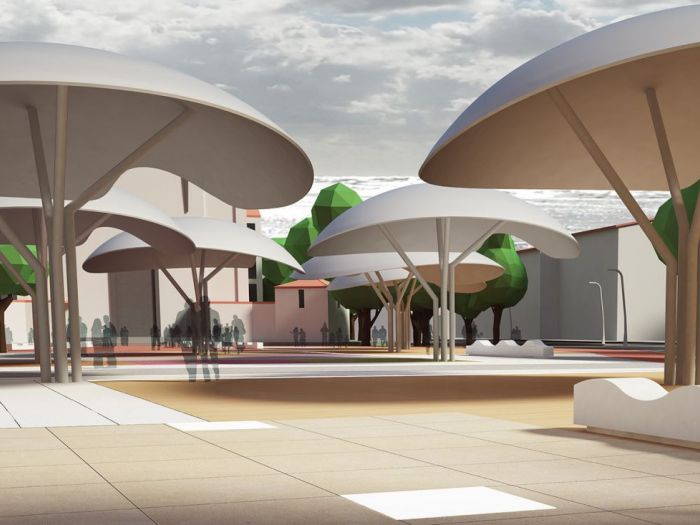 Archisio - Architetto Condorelli Alessandro - Progetto Concorso nuova piazza dellisolotto