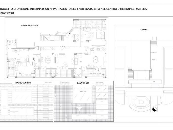 Archisio - Marco Pagano - Progetto Planimetria 2004
