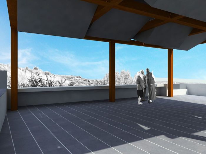 Archisio - Aldo Canepone - Progetto Nuovo auditorium e spazio di aggregazione sociale con terrazza belvedere