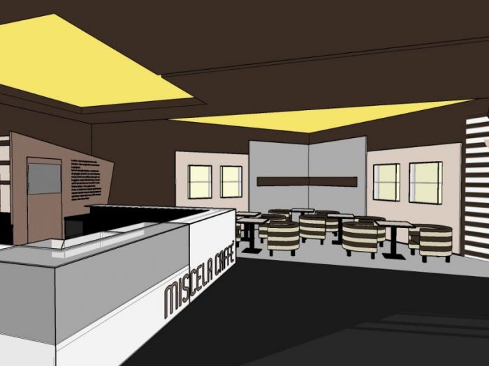 Archisio - Gianluca Bernardini - Progetto Concept caffetteria